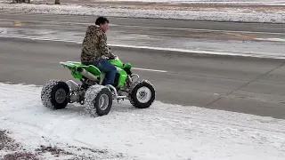 2008 Kawasaki KFX 450R!