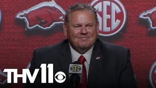 Sam Pittman speaks at first SEC Media Day