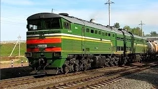 2ТЭ10МК-3570 (БЧ, ТЧ-16 Витебск) с нечётным грузовым поездом