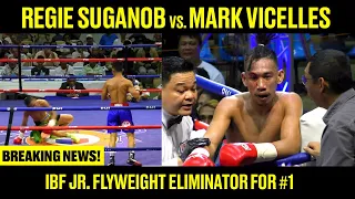 What a CLASSIC Fight! Regie Suganob vs. Mark Vicelles FULL FIGHT | IBF Jr. Flyweight Eliminator