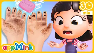 🚿✨ Wash Your Hands🛁🦷 Healthy Habit Heroes🧼🎵 #appmink #nurseryrhymes #kidssong #cartoon #kids