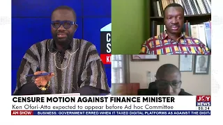 Censure Motion Against Finance Minister: Ken Ofori-Atta expected to appear before Ad hoc Committee