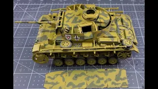 Takom Blitz Panzer III Ausf M mit schurzen Complete Build Part 3 Decals, Tools and Chipping