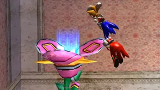 Sonic Heroes - Exploring Team Chaotix's Mystic Mansion section as Team Sonic