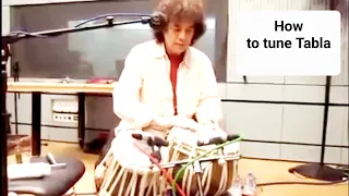 How to Tune Tabla || Ustad Zakir Hussain Ji ||