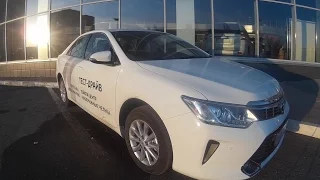 Toyota Camry 2016 2.0 тест драйв