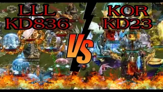 Clash of kings - KD23 KOR team burn any target in their way 💥🔥🔥 #clashofkings​ #cok​ #game​ #clash