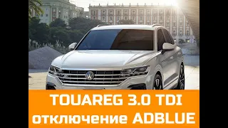 Touareg 3.0 TDI отключение adblue, сажевого фильтра, измерение мощности