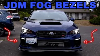 2018+ Subaru WRX/STI JDM  Fog Bezel Install | Sequential LED