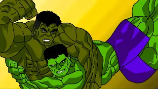 Hulk into the multiverse (1/5) MCU hulk vs 2003 hulk animation (hulkverse)