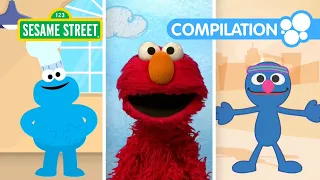 Elmo Learns Dance, Yoga, Emotions, Belly Breathing & MORE | 1 HOUR Sesame Street Compilation