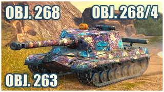 Object 268, Object 268/4 & Object 263 • WoT Blitz Gameplay