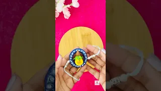 Clay Rakhi | Kalash Rakhi | how to make rakhi at home | easy rakhi idea | rakhi designs