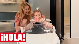 Ana Obregón comparte el nuevo y simpático vídeo de su hija Anita, ¡a todo gas en su minicoche!