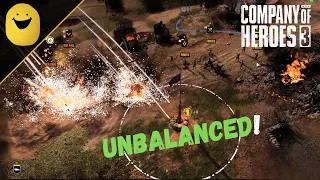 UNBALANCED - Company of Heroes 3 - 3vs3 Multiplayer - Wehrmacht Gameplay