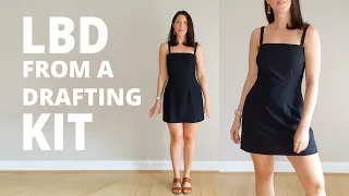 I Made a Little Black Dress using the Lutterloh Patternmaking System