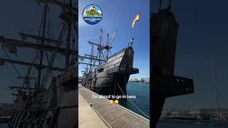 El Galeón 16th Century Ship in Spain #shorts