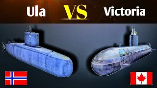 Norwegian Ula Class VS Canadian Victoria Class Submarine - Which would win?