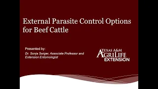 External Parasite Control Options for Beef Cattle  Quad Co  Cattlemens 5 15 20