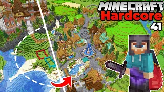 I Spent 100 Days Building a Village in Hardcore Minecraft Survival