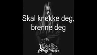 Taake - Nordbundet (w/ lyrics)