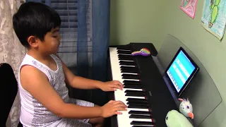 7-Year-Old Renzo Plays "Another Brick in the Wall" by Pink Floyd with Simply Piano