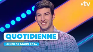 Emission Quotidienne du Lundi 04 Mars 2024 - Questions pour un Champion