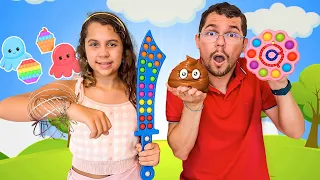 SARAH E SUA COLEÇÃO DE FIDGET TOYS RAROS E ESTRANHOS !