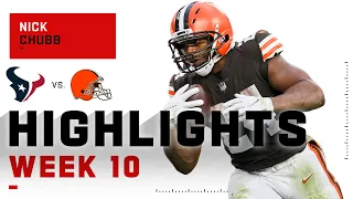 Nick Chubb Roars to Life w/ 126 Rushing Yds | NFL 2020 Highlights