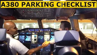 Airbus A380 Parking Checklist - Pilot Alexander ✈️