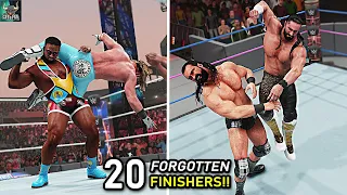 Top 20 Forgotten Finishers!! Part 2 | WWE 2K22 Countdown