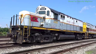 Steam Engines and Diesel Trains in Scranton, Pennsylvania 2018