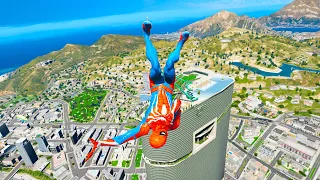 GTA 5 Epic Ragdolls/Spiderman Compilation With GTA Lonely (GTA 5, Euphoria Physics) #23