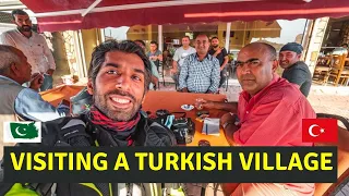 How Turkish Village People treat a Pakistani tourist Ep. 30|Motorcycle Tour From Germany to Pakistan