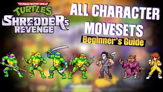 TMNT Shredder's Revenge - Character Differences, Movesets Tips & Tricks