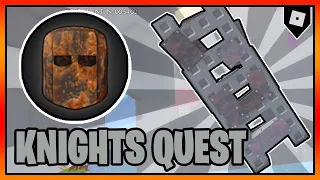 How to get the "KNIGHT QUEST" BADGE + IRON PLATED LADDER in STEEP STEPS || Roblox