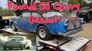 FORGOTTEN 55 CHEVY GASSER !!! ... CAN WE SAVE IT?