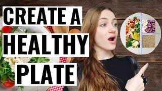 HOW TO CREATE A HEALTHY PLATE OF FOOD— balanced meals with the plate method. | Edukale