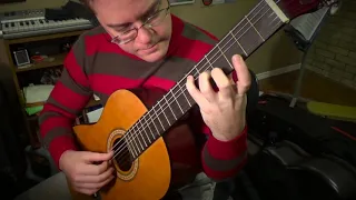 All I Want For Christmas is You - Classical Guitar Arrangement on a $60 Guitar