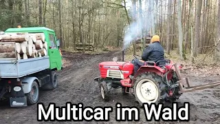 Multicar von Jens , ein echtes Arbeitstier im Wald Einsatz / Teil 1