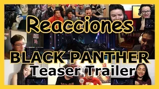 Reactions mashup: Black Panther Teaser Trailer | Spanish reactors