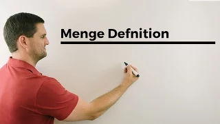 Menge Definition, Mengenlehre, Mathehilfe online, Erklärvideo | Mathe by Daniel Jung