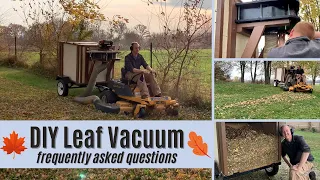 DIY Leaf Vacuum Q&A: How Strong, Maintenance, Cost, Efficiency? 🍂