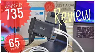 Review Anker 65W USB-C Wall Charger 735 Nano II PERFECT for iPhone MacBook Air / Pro Fast Charging