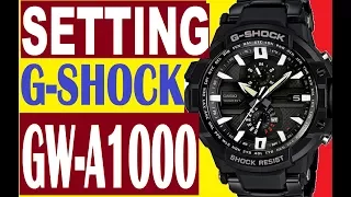 Casio G-Shock GW-A1000-1A manual 5240 how to set time