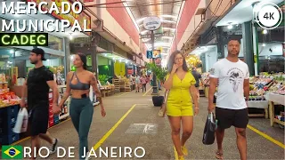 🇧🇷 Walking MERCADO MUNICIPAL | CADEG - Rio de Janeiro【 4K 】 ⁶⁰