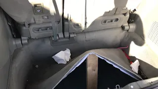 2009 Honda Odyssey - Fix for water in cargo area from roof leak