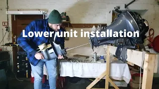 DIY lower unit installation | Yamaha 6, 8, 9.9HP 4stroke outboard | FT8 | EPS3 2002 - 2014