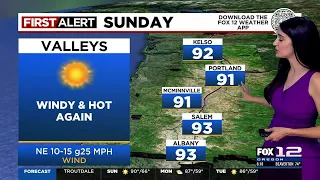 First Alert Sunday morning FOX 12 weather forecast (5/14)