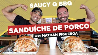 SANDUÍCHE DE PORCO DO 'SAUCY Q BBQ' [Feat. Nate Figgs]